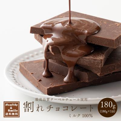 【予約商品10月26日以降順次発送】 割れチョコ(ミルク)180g 送料無料 [ ミルクチョコ クーベルチュール  スイーツ チョコレート ] 爆買