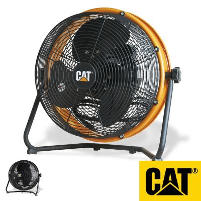 CAT フロアファン 35cm 壁・床 羽根軸360度回転 工業扇風機 床置式 壁掛式 保証付き キャタピラー社 ハイパワー 大型 扇風機 スマート 送料無料 ムサシ