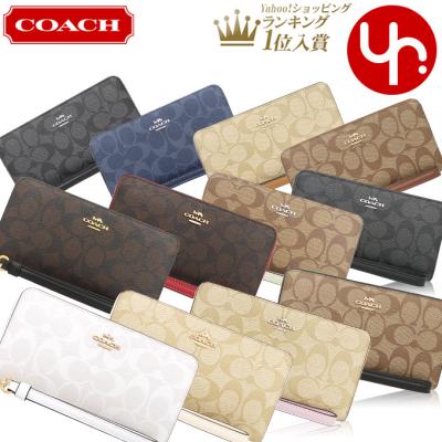 コーチ COACH 財布 長財布 FC4452 C4452 シグネチャー ロング ジップ アラウンド...