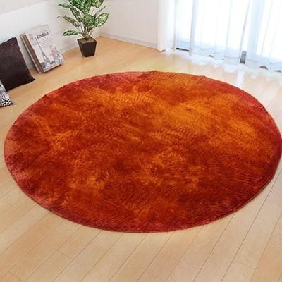 ラグ ラグマット カーペット おしゃれ 北欧 絨毯 円形ラグ シャギーラグ 厚手 洗えるラグ 滑り止め 床暖房 185 3畳 オレンジ Abt 6381 家具 インテリア通販アットカグ 通販 Yahoo ショッピング