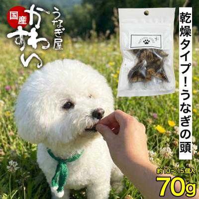 ペットフード うなぎの頭 乾燥タイプ 国産 メール便 送料無料 国産うなぎ 頭 半助 無添加 素焼き ウナギ 鰻 ペット おやつ 犬のおやつ 爆買