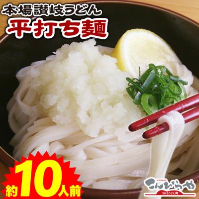 本場讃岐うどん 平打ち麺 950g 約10人前 半生 讃岐うどん うどん 食品 グルメ お試し ポイント消化 ポイント利用 ポスト投函便での配送 爆買