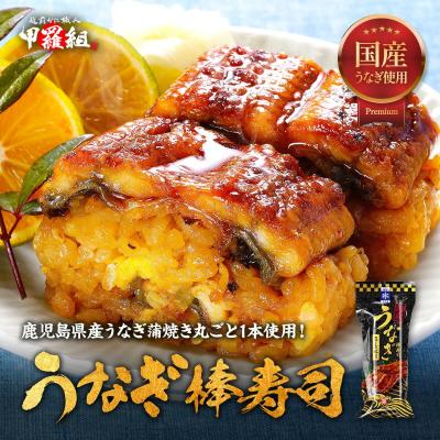 専門店の国産うなぎ棒寿司 ウナギ寿司 鰻寿司 冷凍食品 ポイント利用 お中元 御中元 爆買 父の日 ギフト