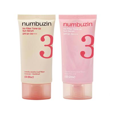 numbuzin ナンバーズイン 3番 ノーファンデ陶器肌トーンアップuvクリーム spf50+ pa++++ 50ml 日焼け止め 化粧下地 単品 韓国コスメ 正規品