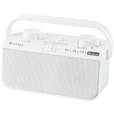 AUREX テレビ用スピーカー（ワイヤレス） AX-WST21(W)