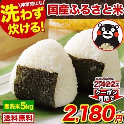 クーポンで2180円 米 お米 5kg 送料無料 国産ふるさと米 無洗米 国内産 精米 非常食 保存食 こめ コメ kome  雑穀 《配送予定に記載の日程でお届け》爆買|