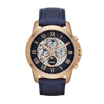 ME3029 One Size Fossil Mens ME3029 Grant Automatic Watch With Blue ...