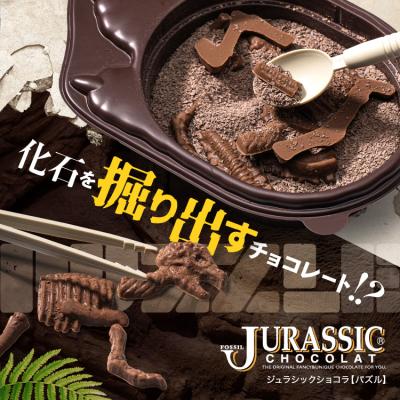 バレンタイン 恐竜 ジュラシックショコラ パズル チョコレート 発掘 化石 ユニーク インスタ映え チョコレート お取り寄せスイーツ  ギフト  お子様 おもしろい