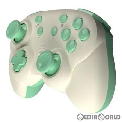 CYBER・ジャイロコントローラー ミニ 無線タイプ(SWITCH用) クリーム×ライトグリーン CY-NSGYCMB-CGの商品画像