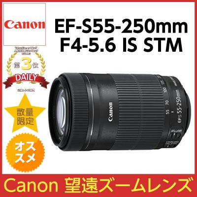 キヤノン EFレンズ EF-S55-250mm F4-5.6 IS STM 交換レンズ - 最安値 