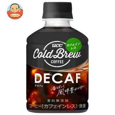 UCC COLD BREW DECAF(コールドブリュー デカフェ) 280mlペットボトル×24本...