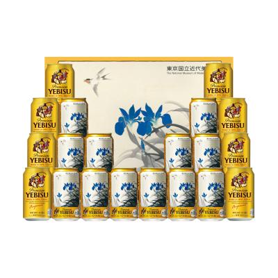 お中元 御中元 三越 ギフト ビール Ｂ０５１１４３ 東京国立近代美術館 限定ギフト〈サッポロ〉杜若飛燕（とじゃくひえん） ヱビスビール