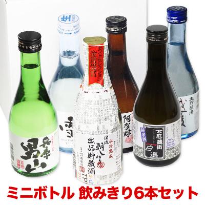 バレンタイン ギフト 贈り物 日本酒 たっぷり6本 飲み比べセット 300ml×6本 送料無料 プレゼントにおすすめ