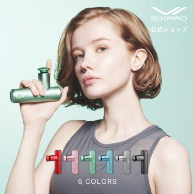 【顔もボディも即ケア！】SIXPAD パワーガンポケット 顔にも使える ギフト 表情筋 シックスパッド コンパクト プレゼント 小型 軽量 振動 PGSZ PGGF RFYD