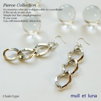 ピアス,レディース,メタルチェーンピアス,Three : mull et luna Yahoo