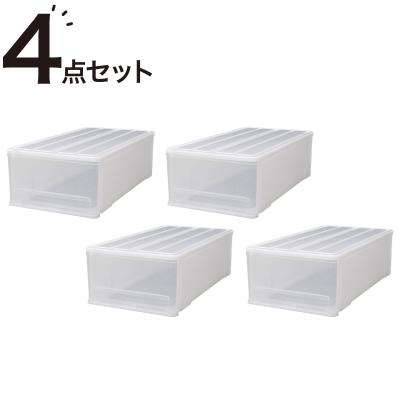 【期間限定価格：9/28まで】押入れケース セレスFD 中深型(M/高さ23cm) 4個セット ニトリ