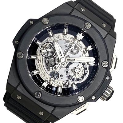 ウブロ HUBLOT キングパワー ウニコ ブラックマジック 701.CI.0170.RX グレー/...