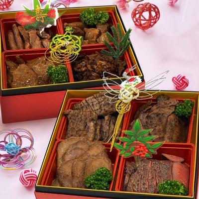 おせち 2025 最高級A5ランク「仙台牛 お肉のおせち（2段重）」 全8品 3〜4人前 送料無料 ※12月30日お届け