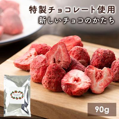 チョコレート バレンタイン 2026 含侵チョコ 90g チョコ お菓子 苺チョコ ホワイトチョコ いちご 苺 フリーズドライ スイーツ バレンタイン 送料無料