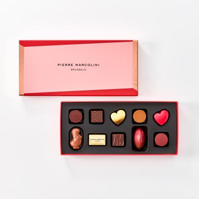 【遅れてごめんね】 ホワイトデー お返し 2026 ピエール マルコリーニ 公式 セレクション 10個入り チョコレート ギフト お礼 ベルギー 王室