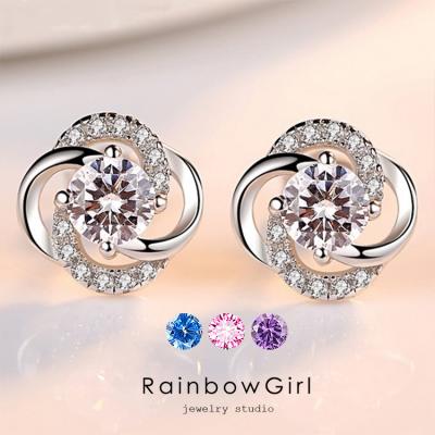 ピアス レディース 50代 40代 ダイヤモンドcz 贅沢26粒 四つ葉 プラチナ仕上げ 誕生日 ホワイトデーお返し 人気 女性 彼女 妻 母 30代 60代