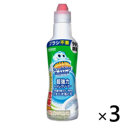 （セール）スクラビングバブル トイレ掃除 超強力トイレクリーナー 400g 1セット(3本) ジェル ボトルタイプ トイレ洗剤 ジョンソン