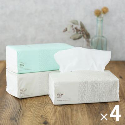 復活特別価格 ティッシュペーパー 300組 ソフトパック 大容量 長持ち ロイヤルオーシャン （PEFC認証紙）（3個入×4） オリジナル