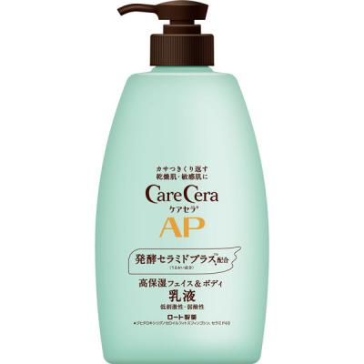 ケアセラ AP フェイス＆ボディ乳液 大容量ポンプ 400mL ロート製薬