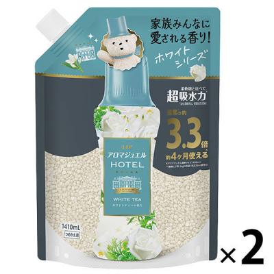 レノアハピネス アロマジュエル ホワイトティー 詰め替え 1410mL 超特大 1セット（2個入） 香り付け専用剤 P＆G（イチオシ）
