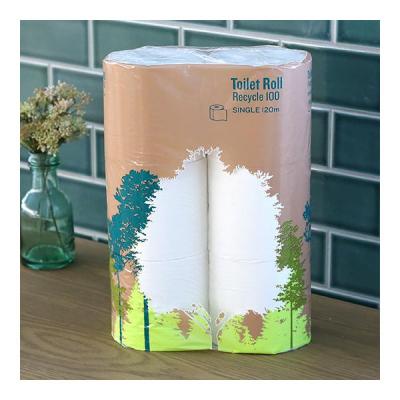 2倍巻 トイレットペーパー 6ロール入 再生紙 シングル 120m ロハコオリジナルトイレットロール ロングタイプ 1パック（イチオシ） オリジナル