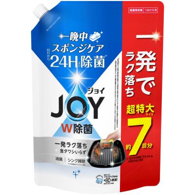 ジョイ JOY W除菌 食器用洗剤 さわやか微香 詰め替え 超特大 930mL 1個 P＆G