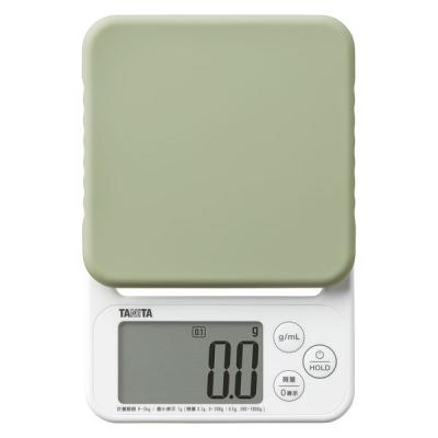 タニタ　キッチンスケール 2kg 0.1g単位 はかり 微量 ml HOLD KJ-222-GR 1個