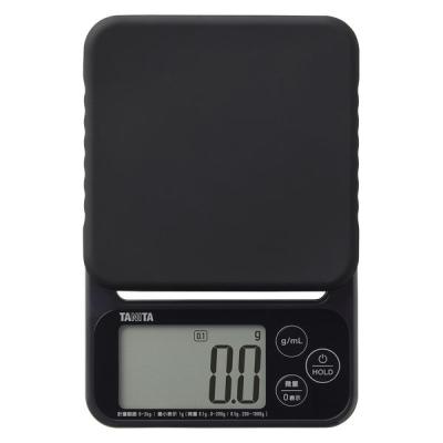タニタ　キッチンスケール 2kg 0.1g単位 はかり 微量 ml HOLD KJ-222-BK 1個