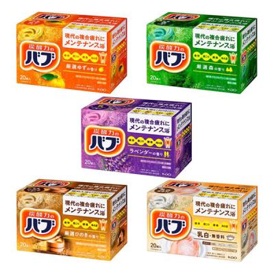 花王 バブ 発泡入浴剤 5つの香りアソートセット 100錠