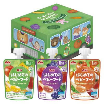 【5か月頃から】はじめてのベビーフード　3種アソート（18袋セット）1個 森永乳業 日本国内製造