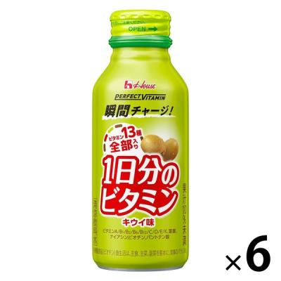 パーフェクトビタミン　1日分のビタミン　キウイ味　1セット（1本（120ml）×6）　ハウスウェルネスフーズ