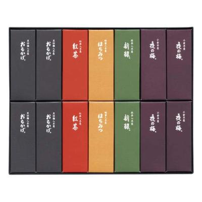 【各種掛け紙】とらや羊羹 （14本入り） とらや純正 包装 袋付き お歳暮 御歳暮 お供え ギフト おみやげ プレゼント スイーツ