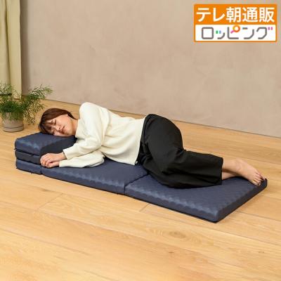 nishikawa ごろ寝マット スイート ニッポンめしあがれ テレビ朝日 テレ朝通販 ロッピング 寝具の老舗西川 ごろ寝 折って枕 座椅子にも ケース付