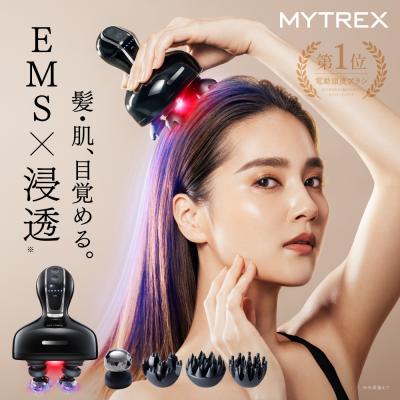 イオン電気針ヘッドスパ 頭皮 ヘッドマッサージ 導入導出 EMS 赤色LED「公式」MYTREX HEAD SPA DEEP X マイトレックス ディープ エックス フェイスケア 爆買