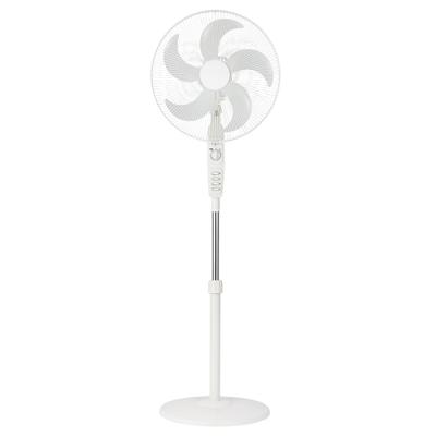 リビング扇風機 40cm ホワイト 扇風機 大型 5枚羽根 フロア扇風機 メカ式 首振り 風量3段階 高さ調節 タイマー付き 据置き M5-MGKAK00118WH
