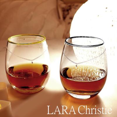 グラス セット ペアグラス おしゃれ コップ 可愛い ロックグラス プラチナ タンブラー ペア 結婚祝い ギフト STYLE COLLECTION ララクリスティー
