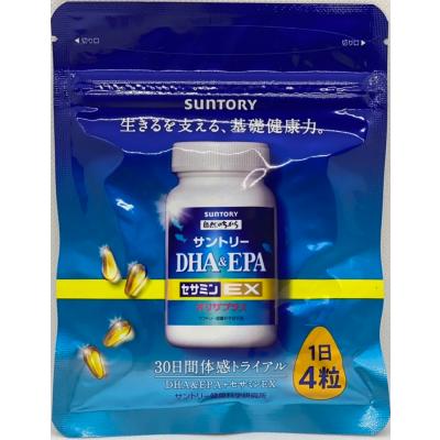 SUNTORY サントリー DHA＆EPA＋セサミンEX 30日分 120粒 × 1個 