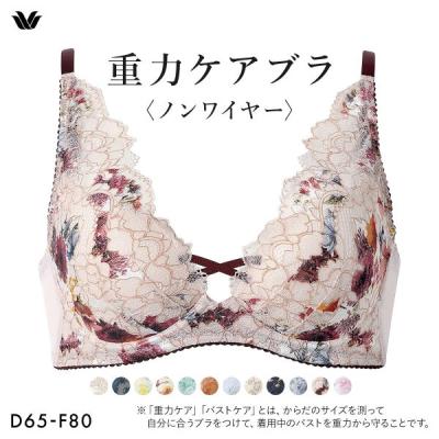 ワコール Wacoal 重力ケアブラ ノンワイヤー BXB194 ブラジャー DEF 単品