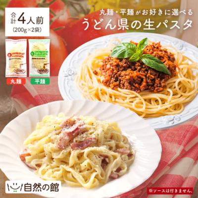お試しグルメ 讃岐生パスタ 麺 200g×2袋 4人前 送料無料 スパゲッティ フェットチーネ デュラム小麦粉 お取り寄せ お試しグルメギフト  爆買