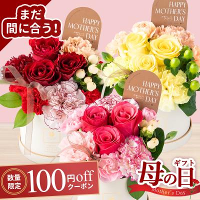 母の日 2026 送料無料 バラとカーネーションの母の日アレンジメント プレゼント 花 生花 ギフト おしゃれ かわいい お花 花束 フラワー お母さん