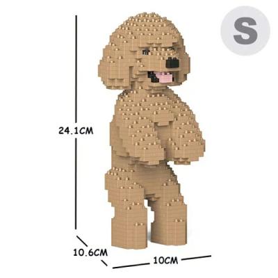 JEKCA ジェッカブロック トイプードル 薄茶 04S-M03 Sculptor 立体 JEKCA ジェッカブロック トイプードル 薄茶 04S-M03 Sculptor 立体