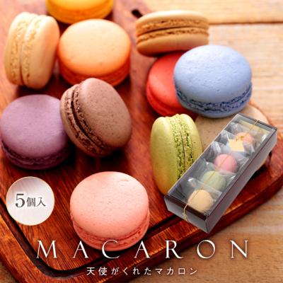 マカロン 5個入 ギフト 退職 お菓子 お世話になりました 個包装 プチギフト 誕生日 お礼 挨拶 異動 産休 おしゃれ 手土産 常温 送別会 お祝 内祝い 可愛い (冷)