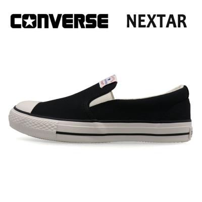 コンバース ネクスター110 スリップオン スニーカー ローカット NEXTAR ブラック 38001211 コンバース ネクスター110 スリップオン スニーカー ローカット NEXTAR ブラック 38001211