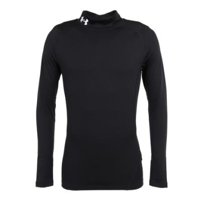 アンダーアーマー（UNDER ARMOUR）（メンズ）着圧 長袖 コンプレッション 冬用 コールドギアアーマー モックシャツ 1366072 001 速乾
