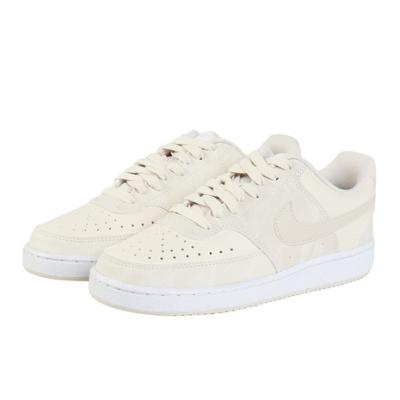 ナイキ（NIKE）（レディース）スニーカー スポーツシューズ コート ビジョン LO NN ベージュ HQ4377-100 スポーツ カジュアルシューズ 耐久性